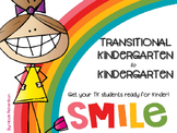 Transitional Kindergarten to Kindergarten~Summer Prep Pack