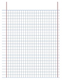 Transitional Notebook Paper (wide ruled)