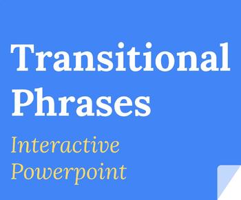 Preview of Transitional Phrases Interactive Powerpoint