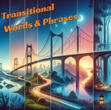 Transitional Words & Phrases - Worksheets, Jeopardy, Punct