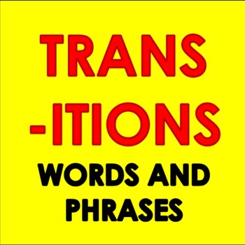 Preview of Transitional Words and Phrases