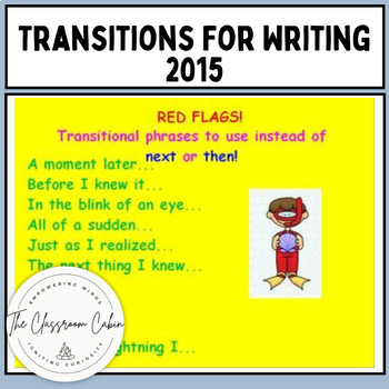 Preview of Transitions For Writing