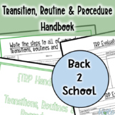 Transitions, Routines, and Procedures planning Handbook [T