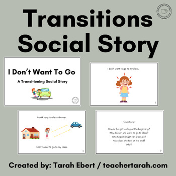 Preview of Transitions Social Story