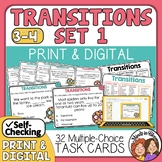Transition Words Task Cards - Linking Words and Phrases wi