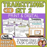 Transition Words Task Cards - Linking Words and Phrases wi