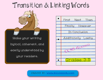 Preview of Transitions and Linking Words