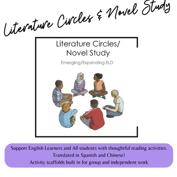 Preview of Translated, Digital Literature Circles & Novel Study