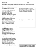 Translated Excerpts from the Odyssey and Guided Reading Questions