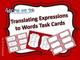 Translating Expressions to Words Matching