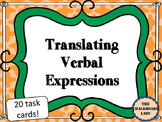 Translating Verbal Expressions to Algebraic Expressions- C
