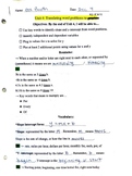 Translating Word Problems to Equations Guided Notes Answer Key