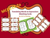 Translating Words to Expressions Matching Cards