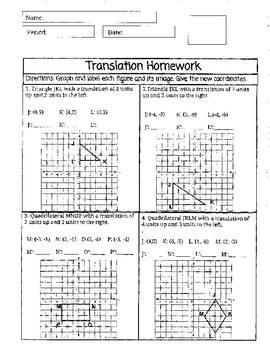 homework 2 translations