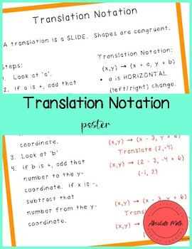 Preview of Translation Notation Poster