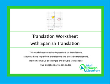 Homework (Tarea): Translating English to Spanish Worksheet for 6th - 12th  Grade