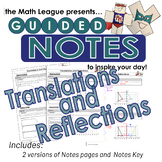 Translation and Reflection Guided Notes