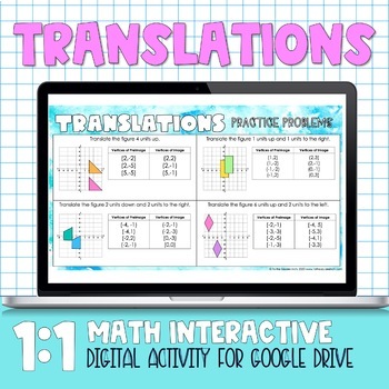 Preview of Translations Digital Practice Activity