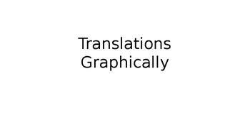 Preview of Translations Graphically