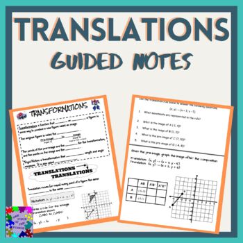 Preview of Translations Guided Notes