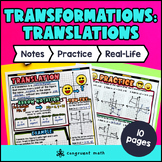 Translations Guided Notes & Doodles | Rigid Transformation