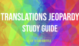 Translations Jeopardy Review Game