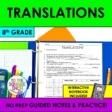 Translations Notes & Practice | Guided Notes | + Interacti