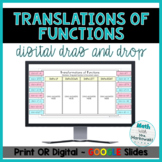 Translations of Parent Functions Digital AND Printable Activity