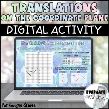 Translations on the Coordinate Plane Digital Activity for Google Slides™