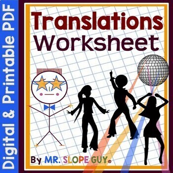 Preview of Transformations Translations Worksheet