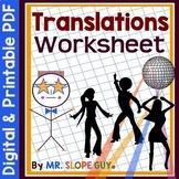 Transformations Translations Worksheet