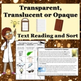 Transparent, Translucent, Opaque Light Text Reading, Exper