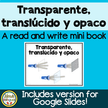 Preview of Transparente, translúcido y opaco ~ Transparent, Translucent and Opaque