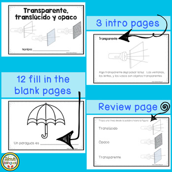 objetos transparentes translúcidos e opacos