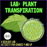 Plant Transpiration Lab