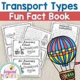 Transport Types Fun Fact Mini-Booklets