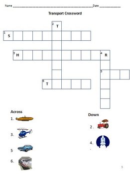 Transport and vehicles worksheets for Grade 1 by Rituparna ...