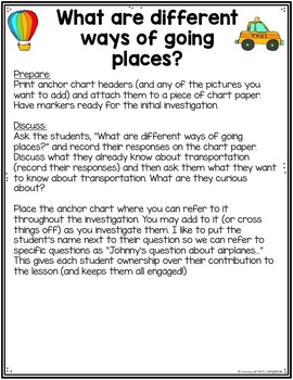 Download Transportation Activities for Kindergarten by Learning ...