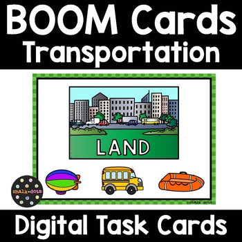 Preview of Transportation BOOM Cards