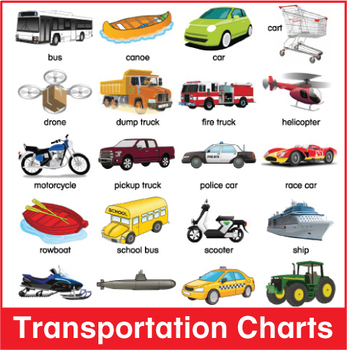 Transportation Bundle by Donald's English Classroom | TpT