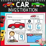 Transportation-Car Investigation - Math/Science Activity P
