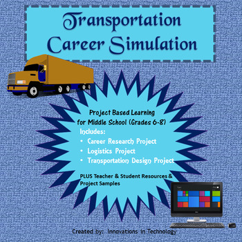 Preview of Transportation Career Simulation - Design an Ideal Mode of Transportation
