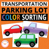 Transportation Color Matching Activity:  Parking Lot of Color