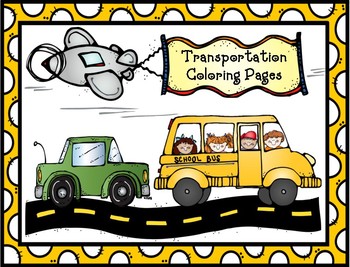 Preview of Transportation Coloring Pages