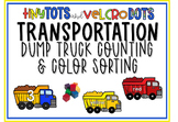 Transportation - Count and Color Sort Dump Trucks