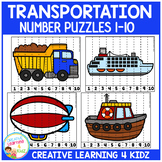 Transportation Puzzles Numbers 1-10