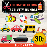 Transportation Craft Cut & Paste Activity Bundle: Explore 