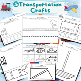 Transportation Craft, Train Boat Truck Airplane Vehicles, 