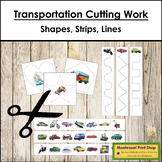 Transportation Cutting Work - Scissor Practice