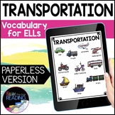 Transportation Digital ESL Vocabulary Unit: Transportation